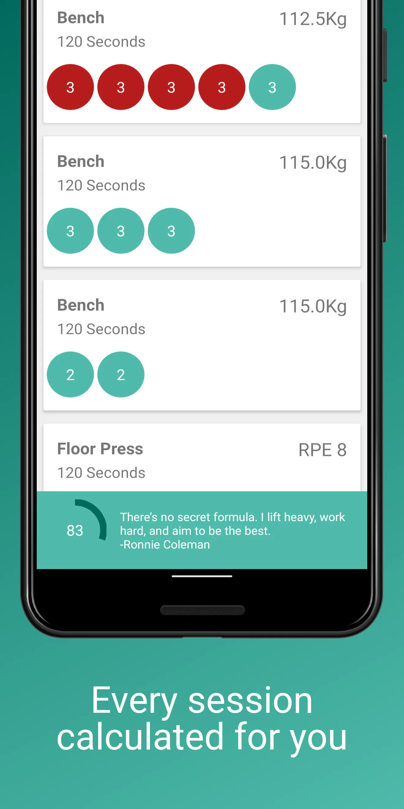 Deathbench Bench Press Program | Indus Appstore | Screenshot