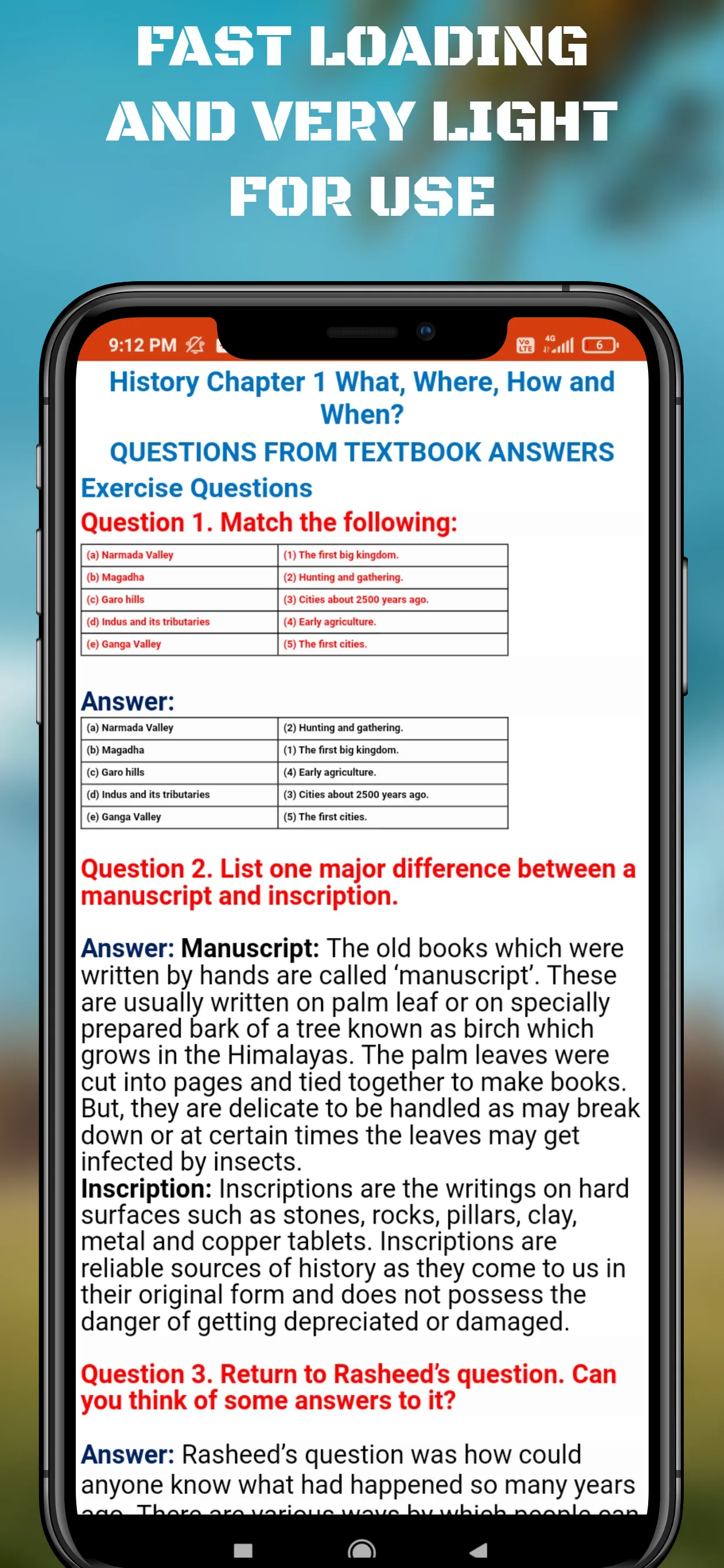 Class 6 SST Solution | Indus Appstore | Screenshot