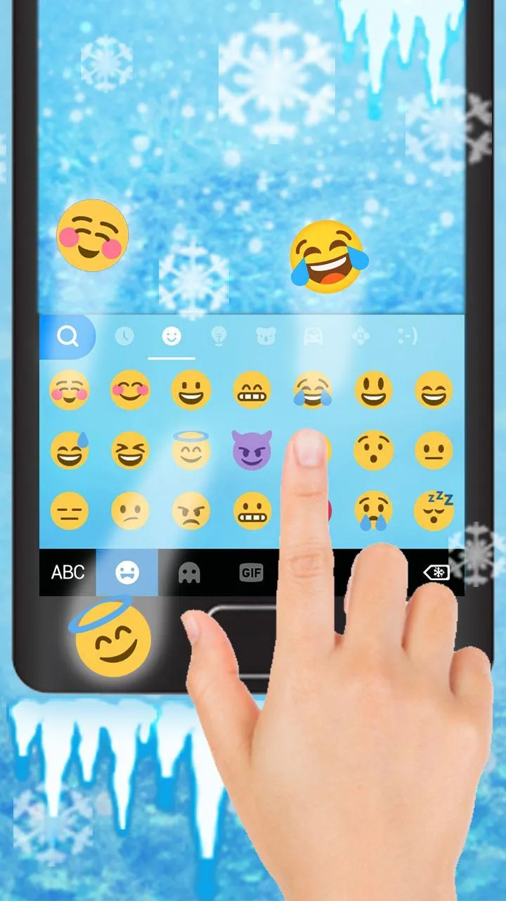 Cool Ice Keyboard Theme | Indus Appstore | Screenshot