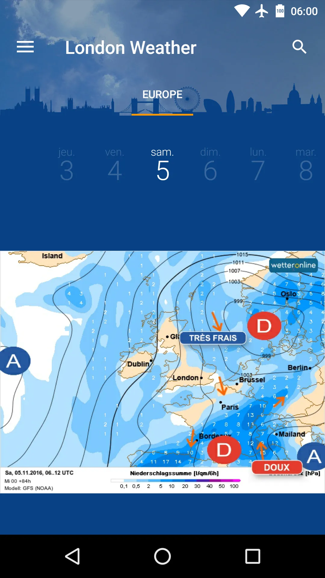 London Weather | Indus Appstore | Screenshot