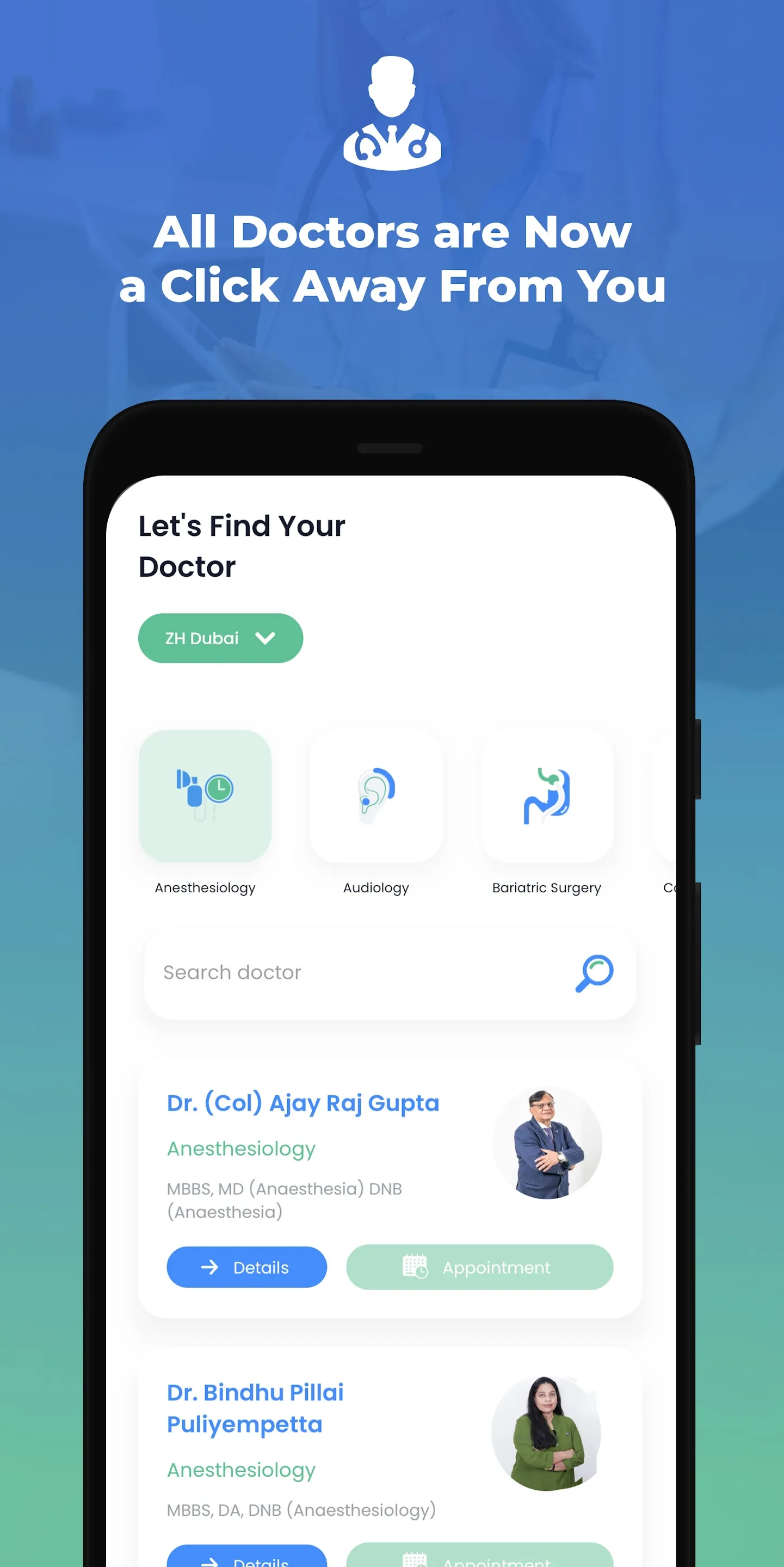 Zulekha Hospitals | Indus Appstore | Screenshot