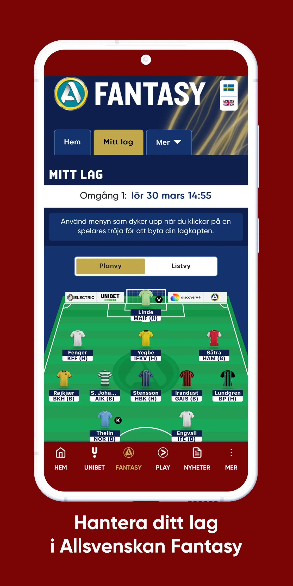 ÖIS Fotboll Live | Indus Appstore | Screenshot