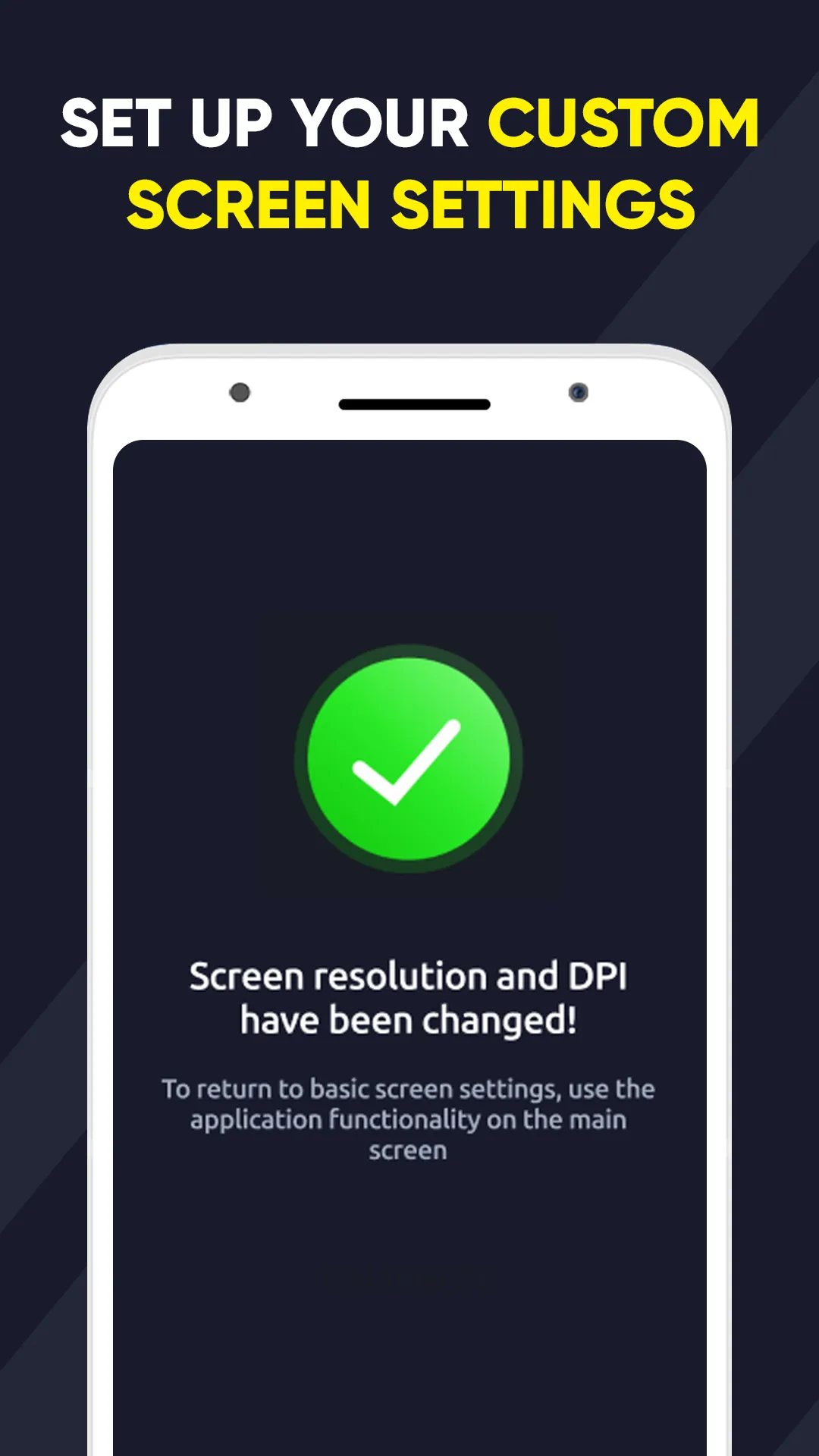 Screen Resolution DPI Changer | Indus Appstore | Screenshot