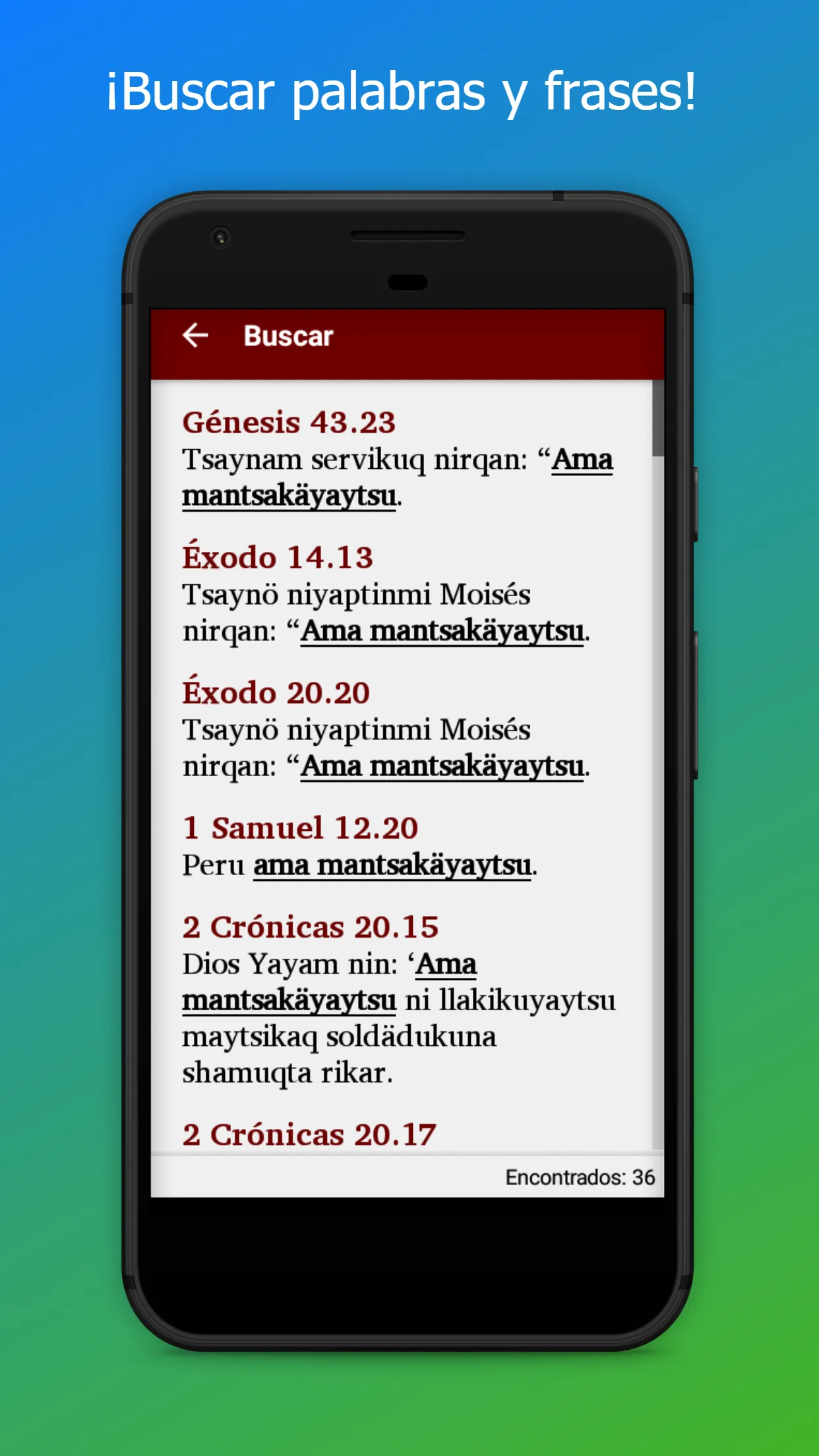 Bible Quechua N Conchucos | Indus Appstore | Screenshot