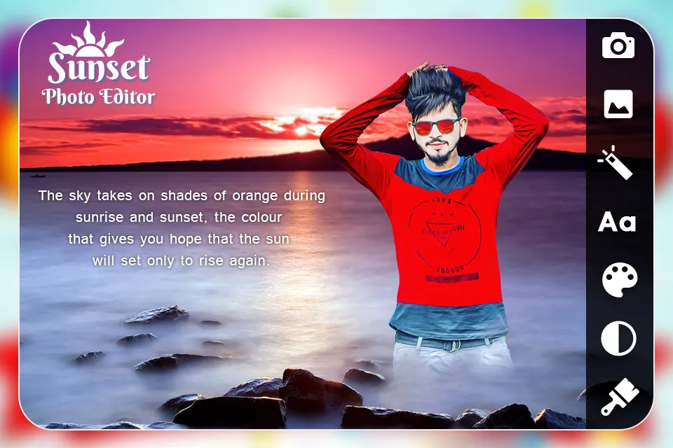 Sunset Photo Editor | Indus Appstore | Screenshot