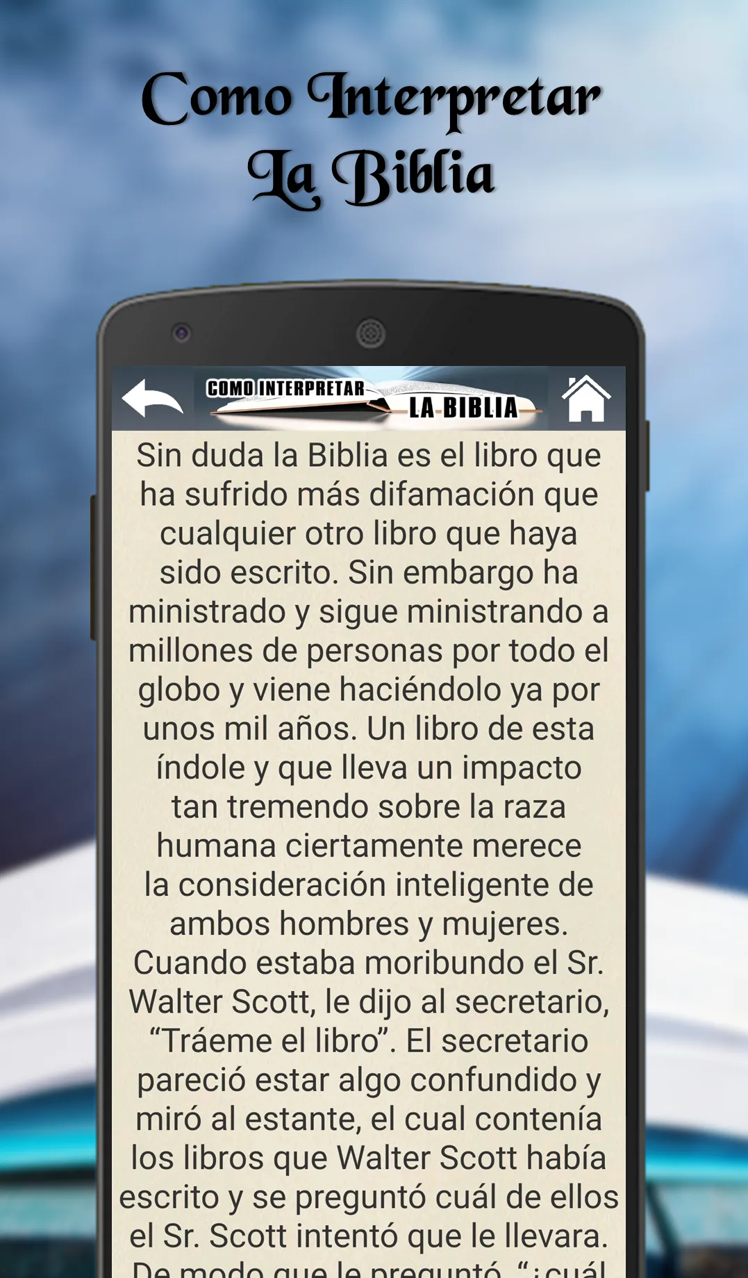 Como interpretar la Biblia | Indus Appstore | Screenshot