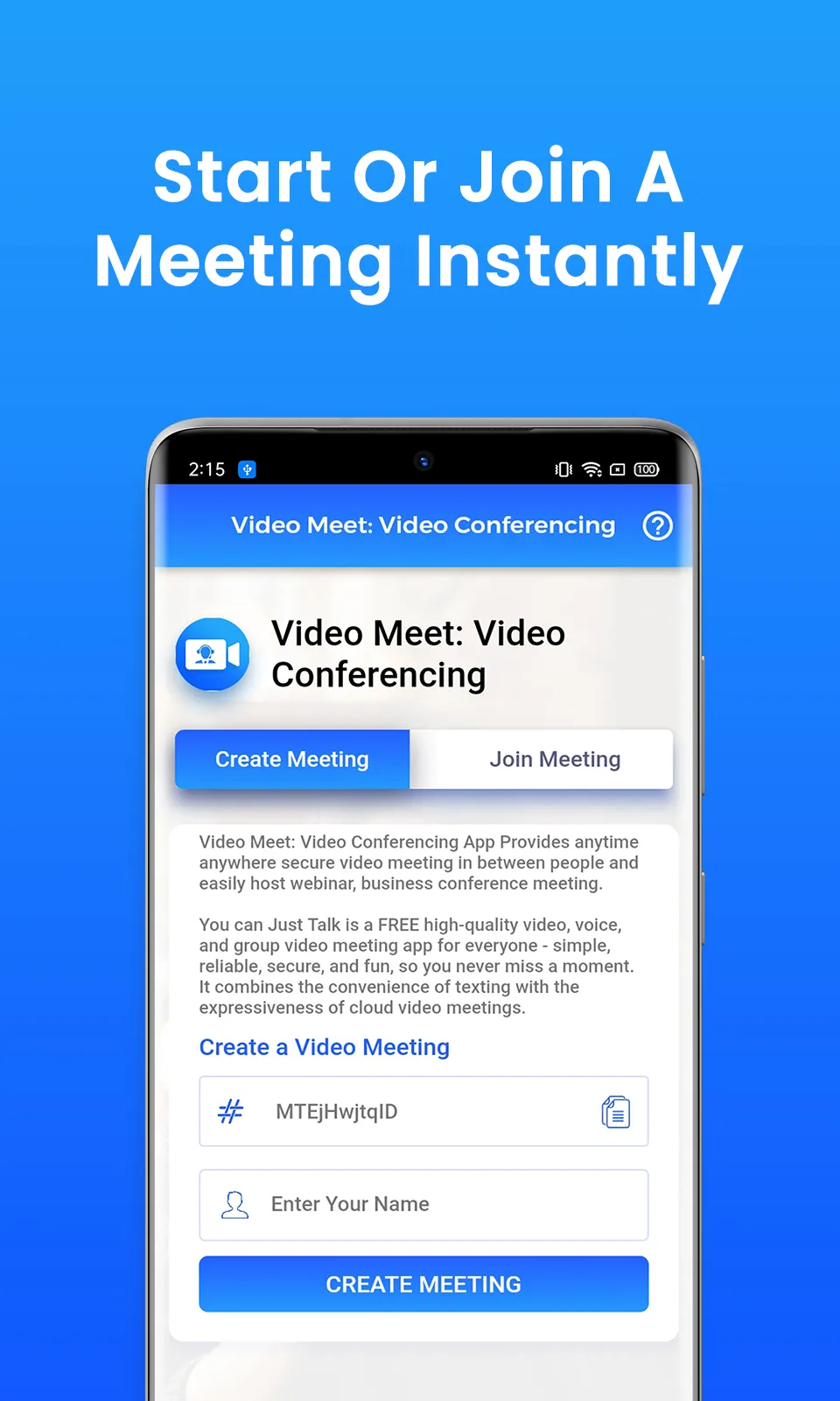 Video Meet: Video Conferencing | Indus Appstore | Screenshot