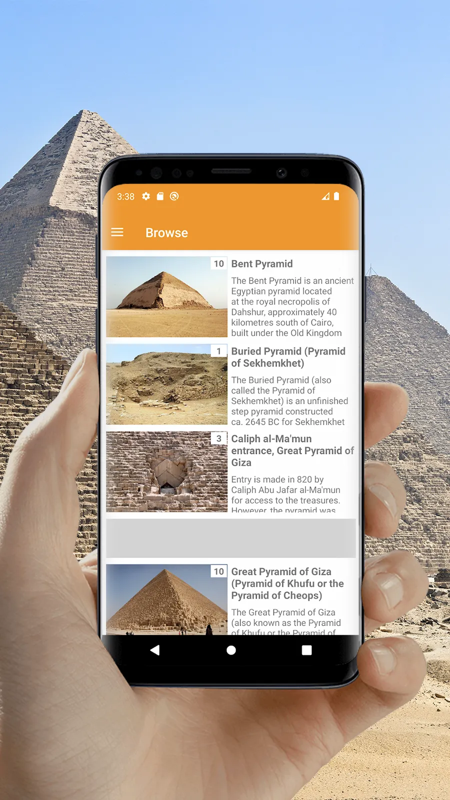 Giza Pyramids Complex | Indus Appstore | Screenshot