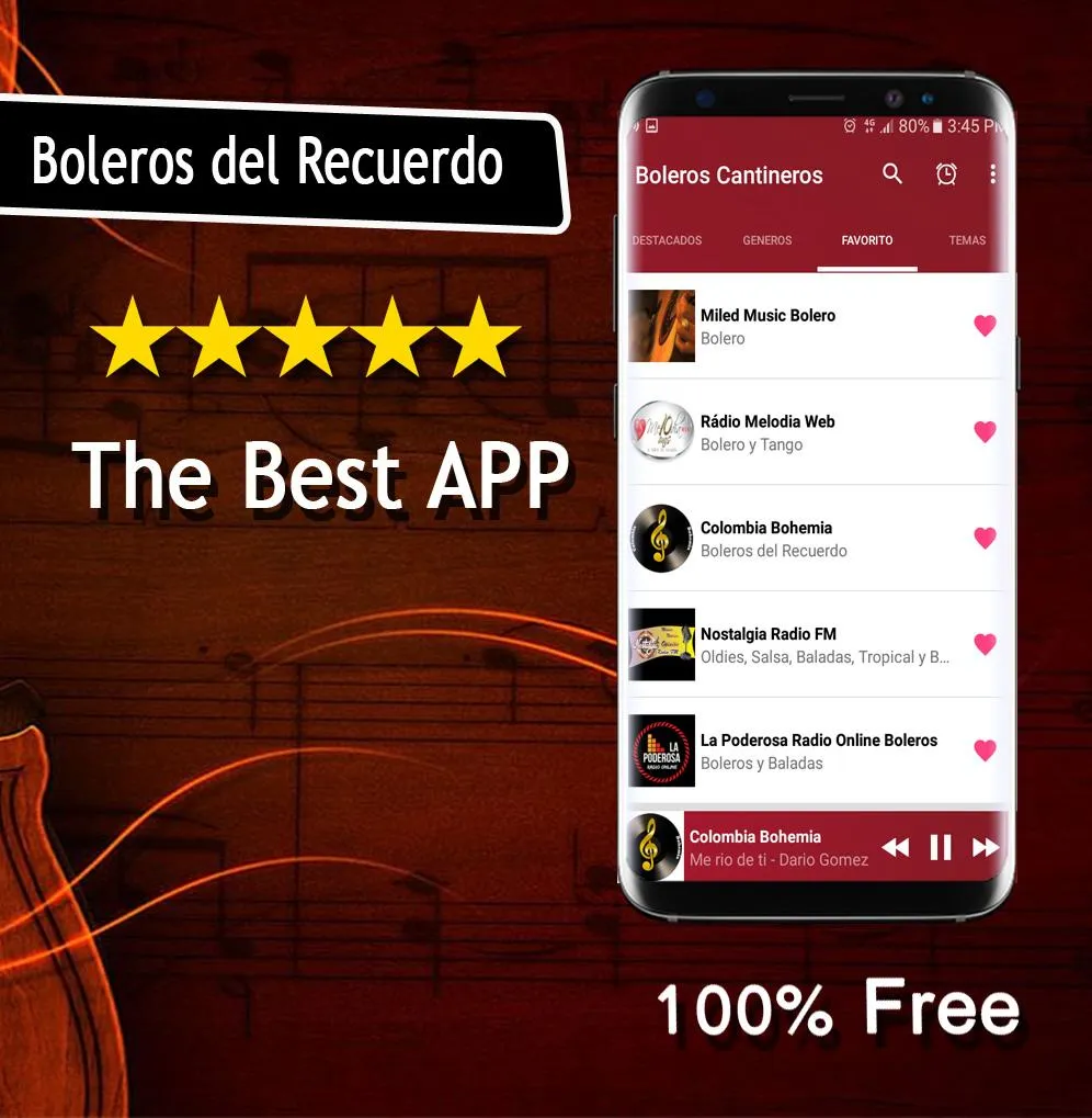 Boleros del Recuerdo | Indus Appstore | Screenshot