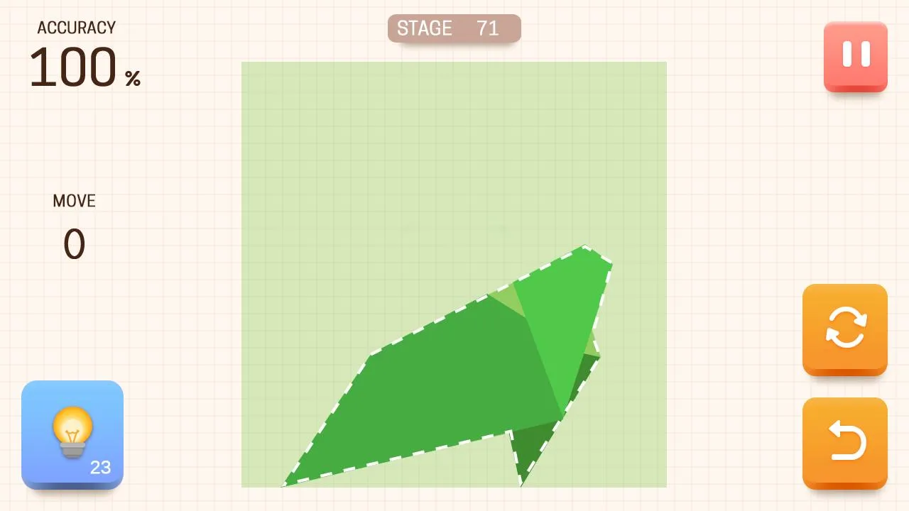 Paper Folding Puzzle | Indus Appstore | Screenshot