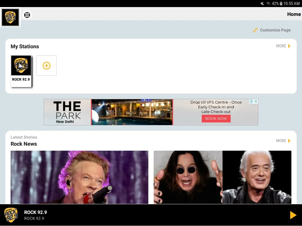 Rock 92.9 | Indus Appstore | Screenshot