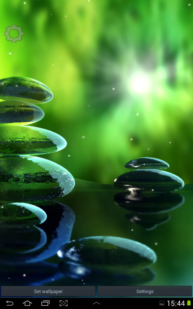 Green Zen Live Wallpaper | Indus Appstore | Screenshot