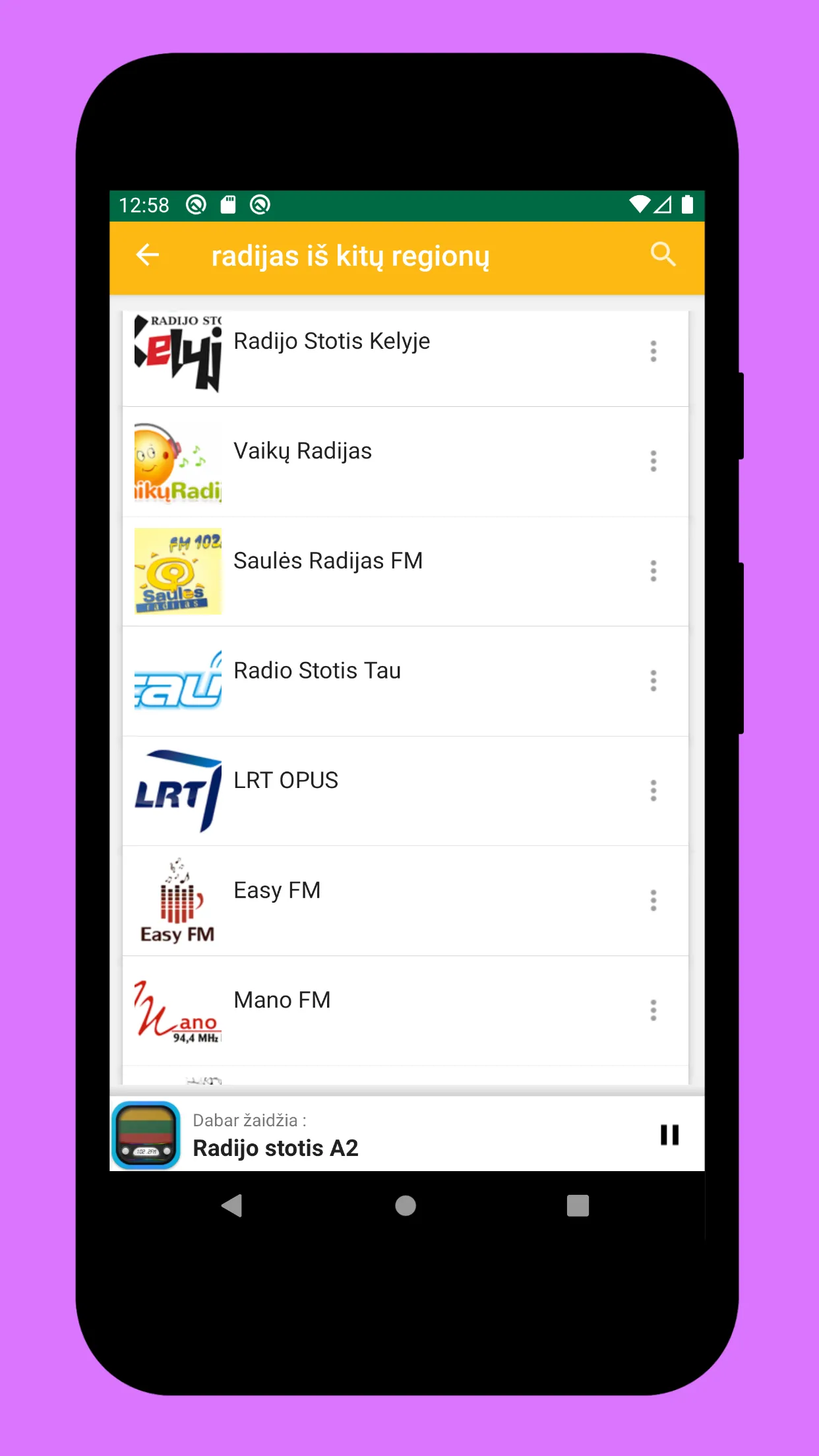 Radio Lithuania + Radio Online | Indus Appstore | Screenshot