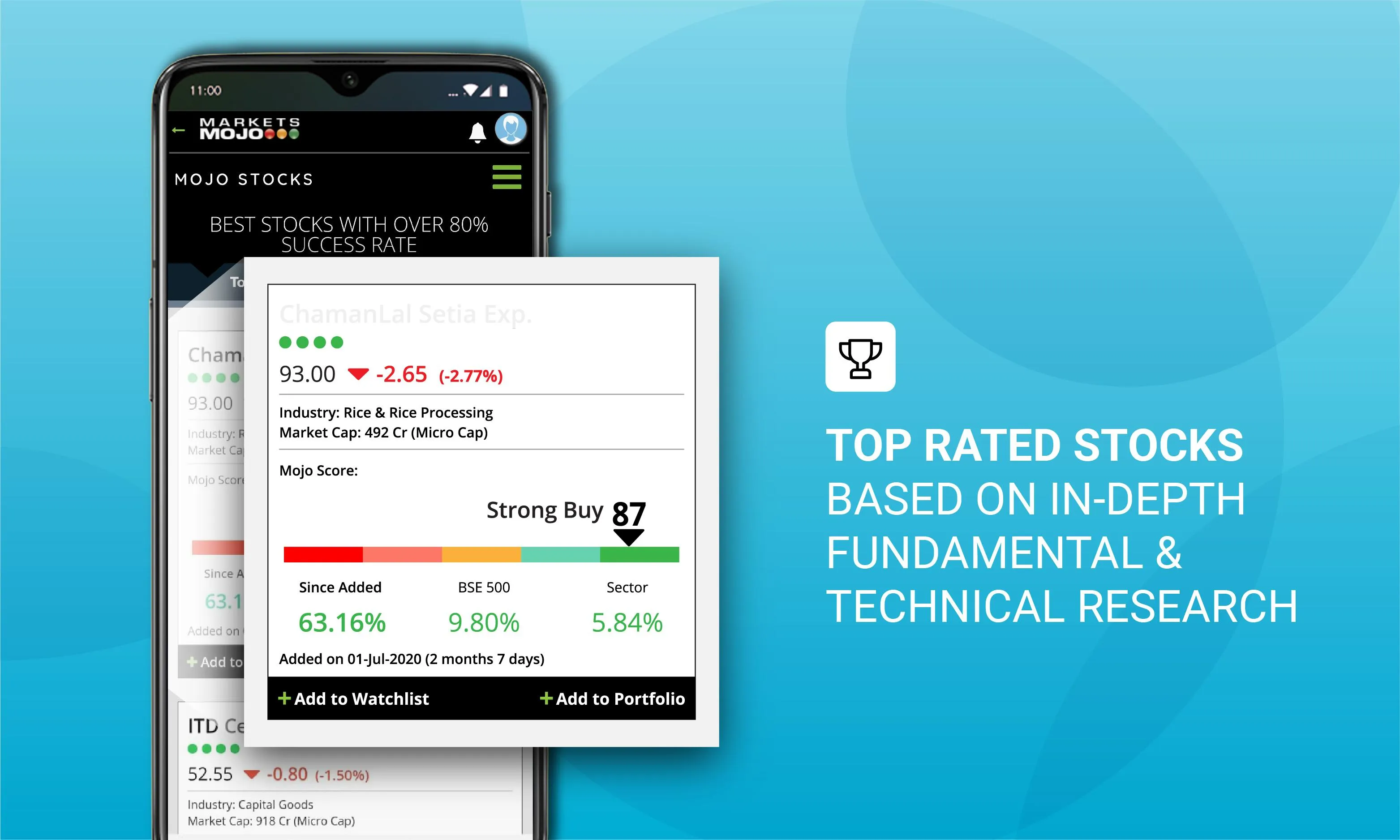 MarketsMojo: Live Stocks & Sha | Indus Appstore | Screenshot