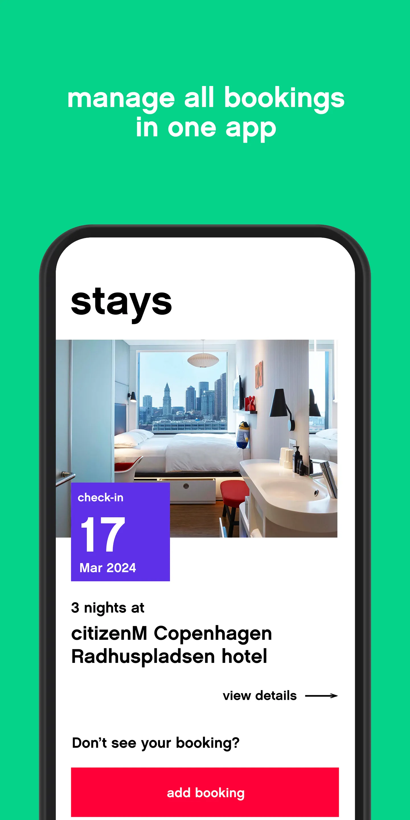 citizenM | Booking Hotel Rooms | Indus Appstore | Screenshot