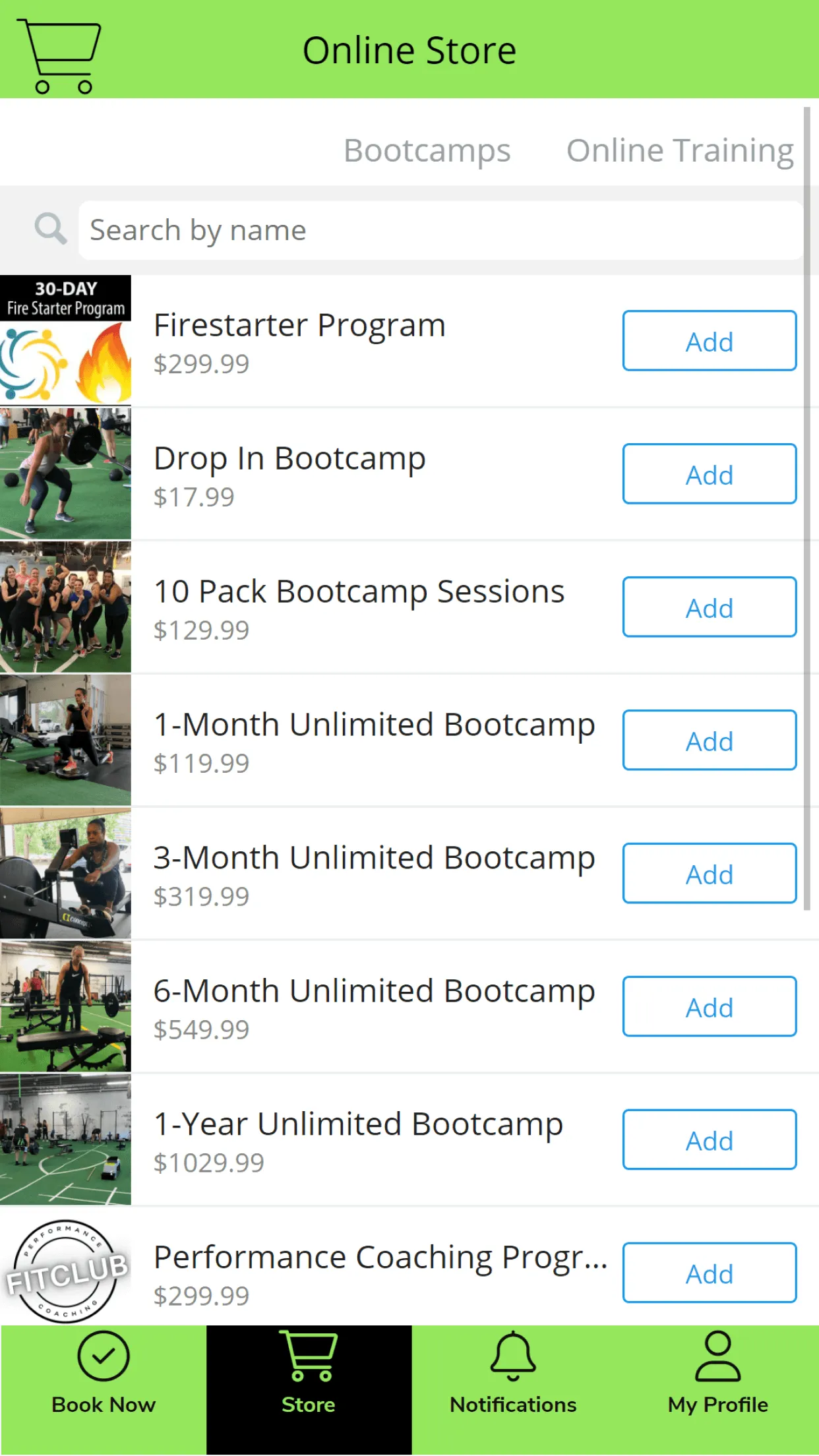 FitClub Bootcamps | Indus Appstore | Screenshot