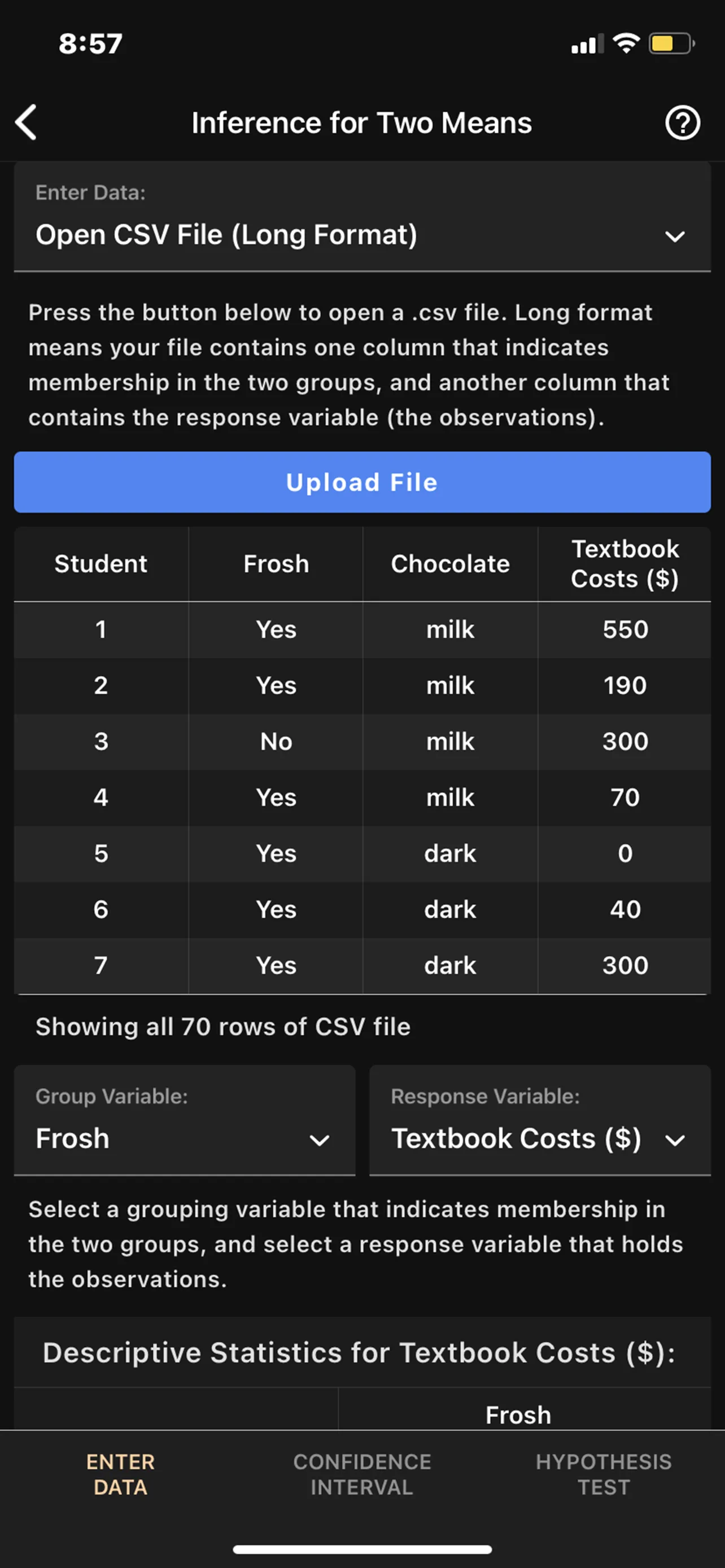 Art of Stat: Inference | Indus Appstore | Screenshot