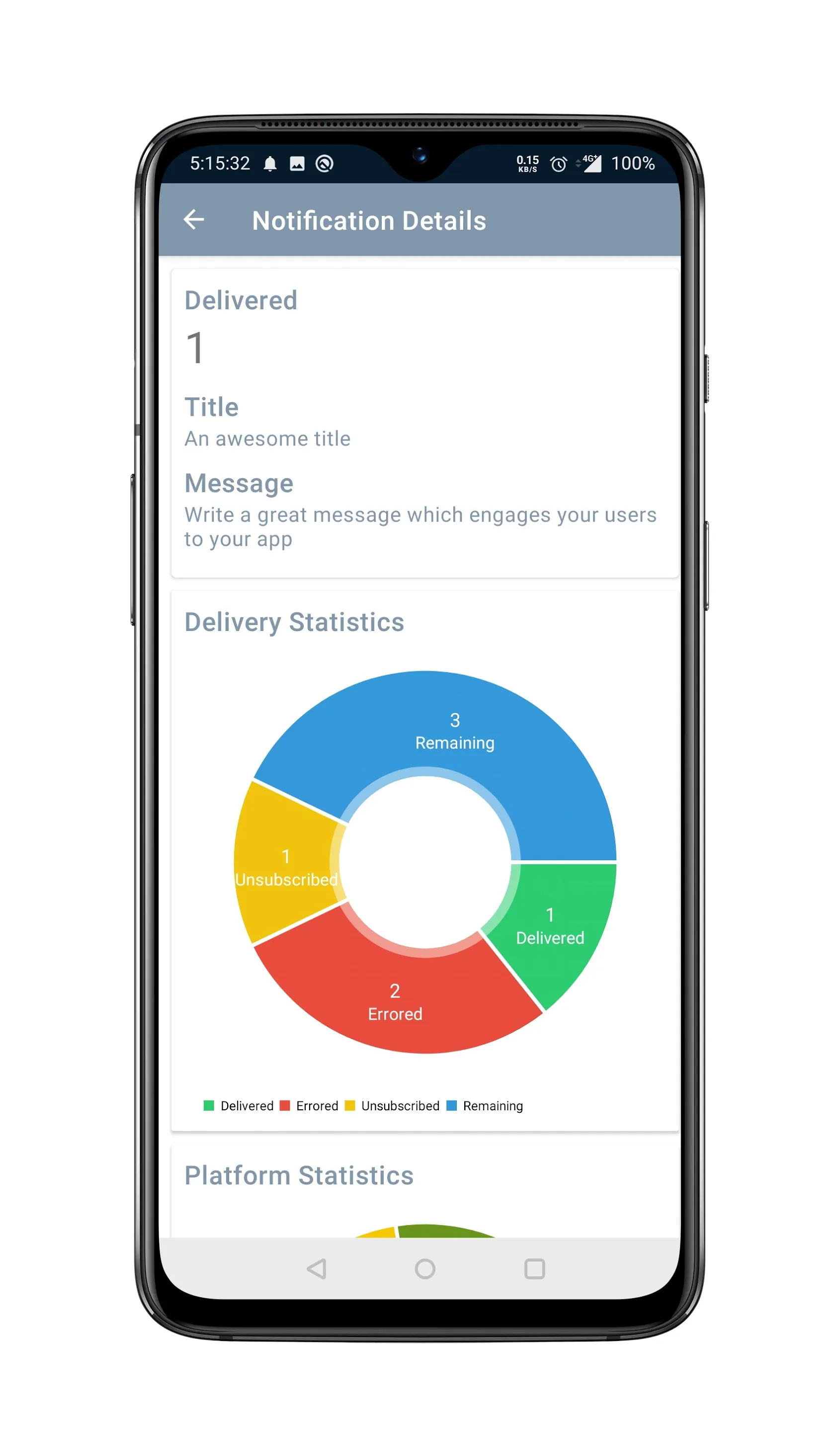 OneSignal Mobile API | Indus Appstore | Screenshot