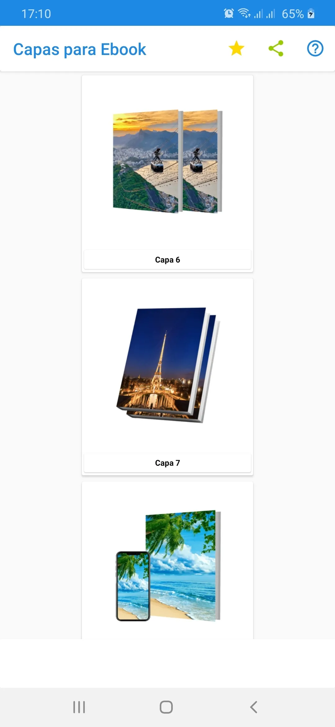 Capas para Ebook Gerar Capa 3d | Indus Appstore | Screenshot