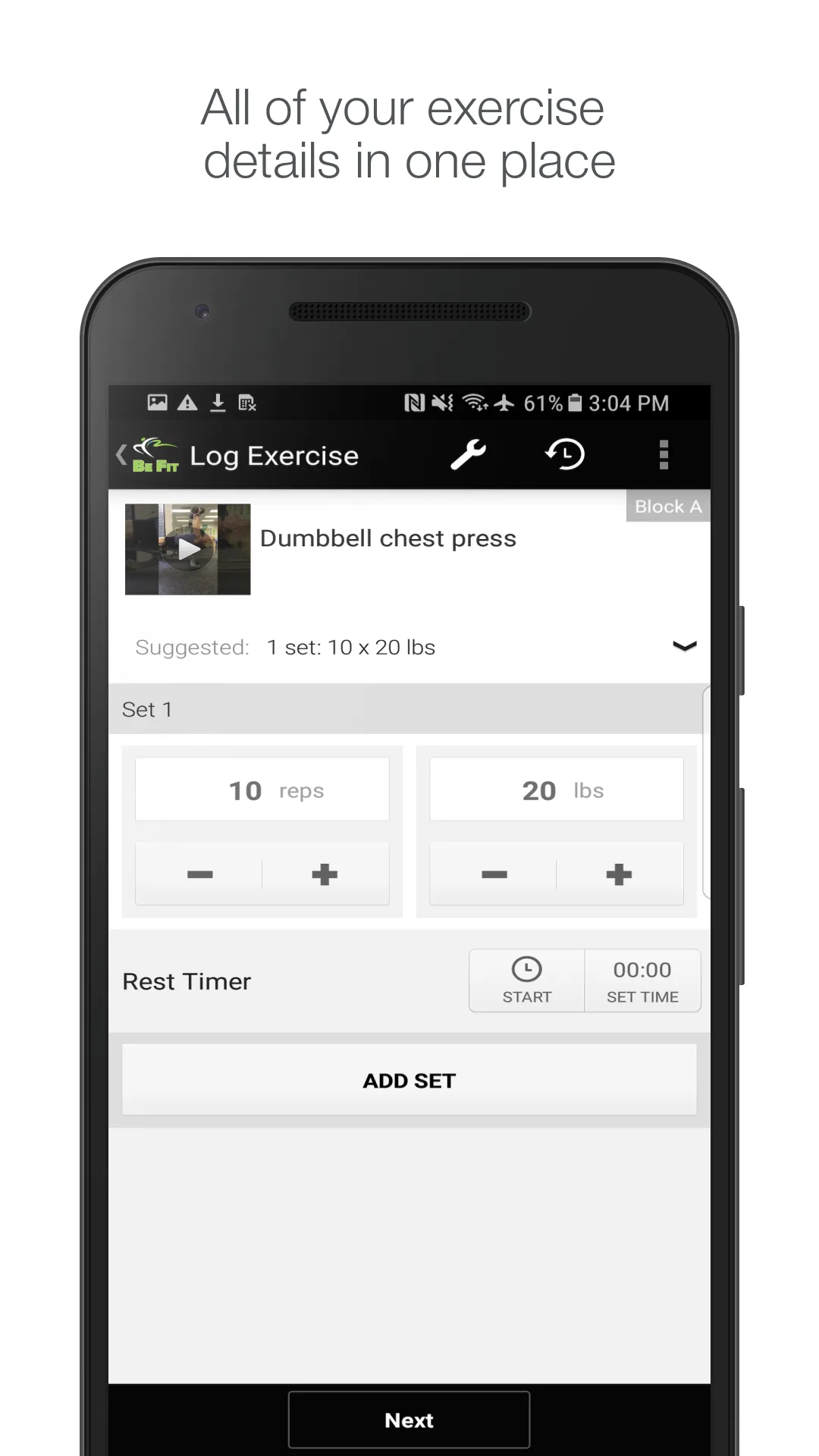 Be Fit Personal Trainers | Indus Appstore | Screenshot