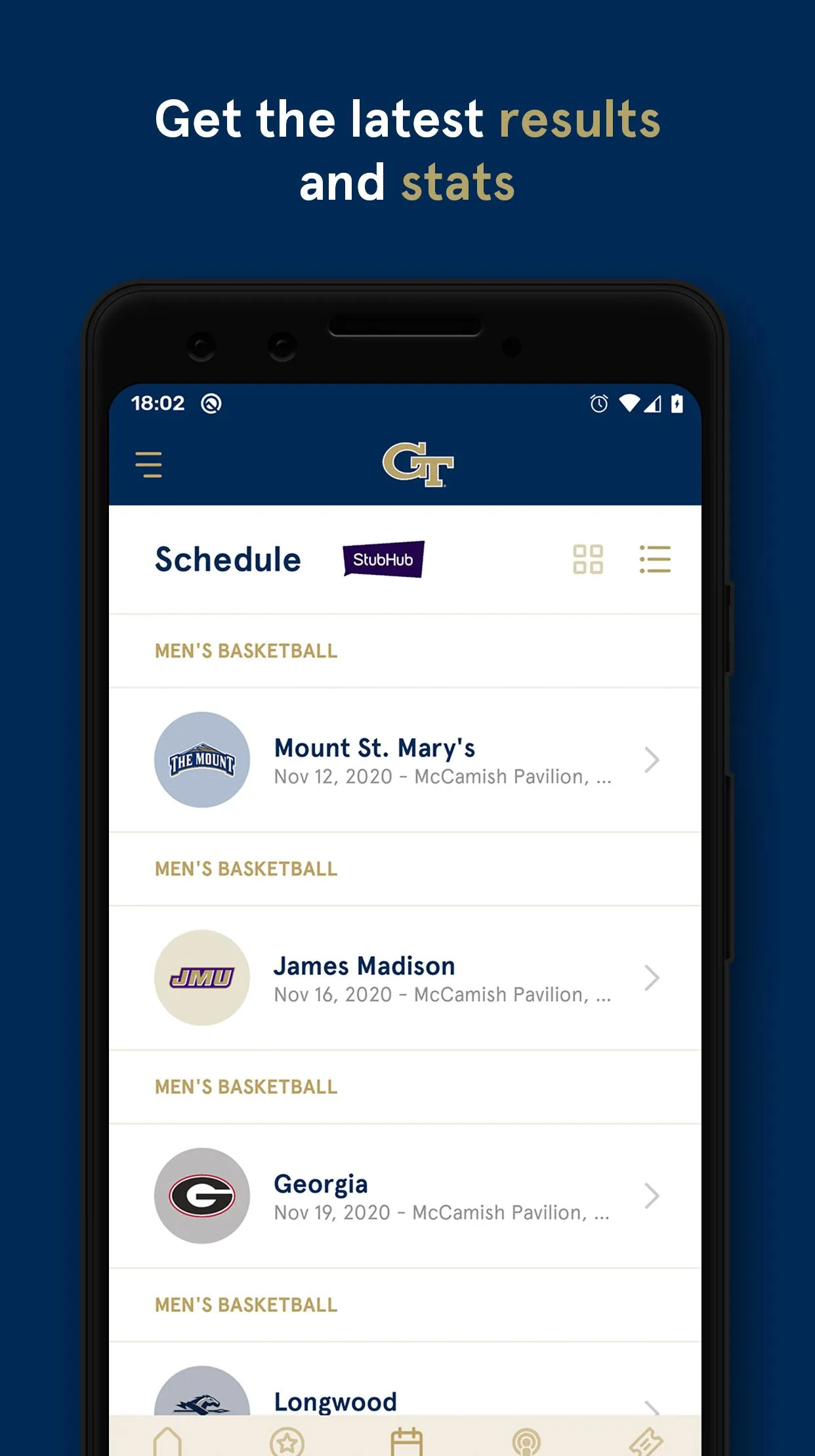 Georgia Tech Yellow Jackets | Indus Appstore | Screenshot