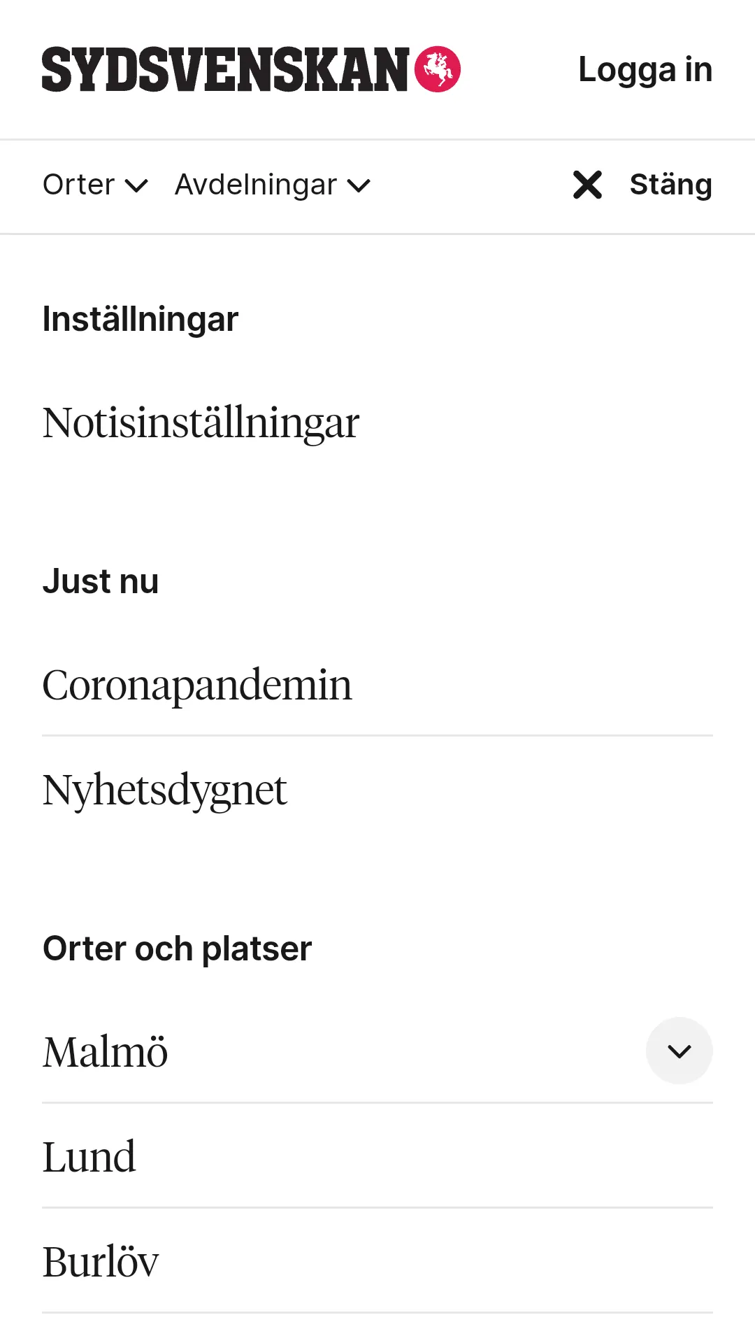 Sydsvenskan Nyheter | Indus Appstore | Screenshot