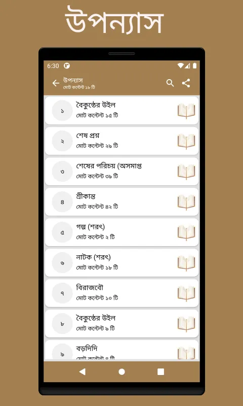 শরৎচন্দ্র চট্টোপাধ্যায় | Indus Appstore | Screenshot