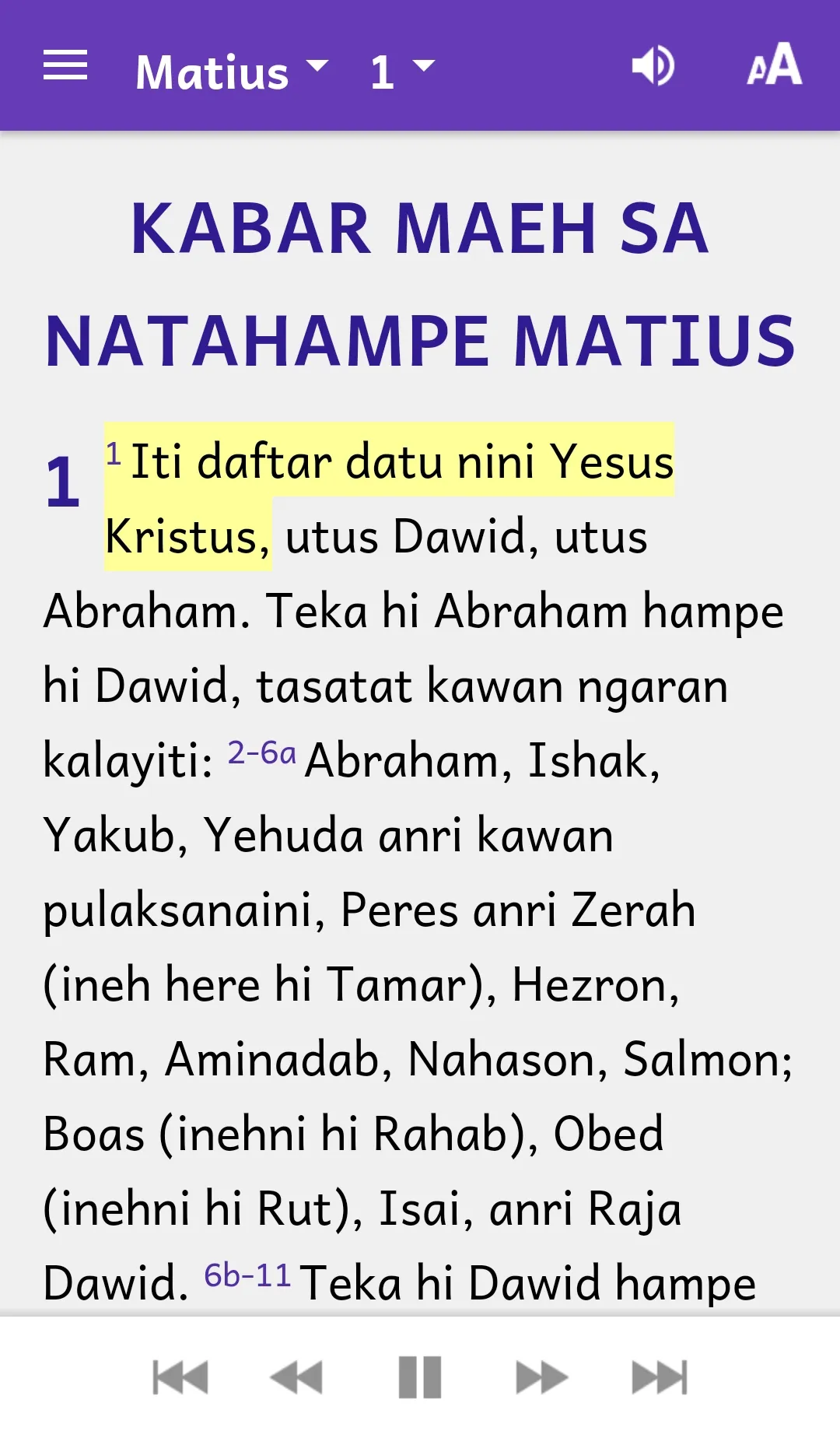 Dayak Ma'anyan Bible | Indus Appstore | Screenshot