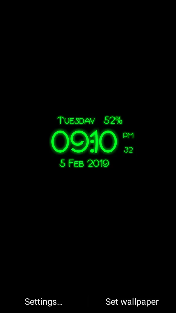 Digital Clock | Indus Appstore | Screenshot