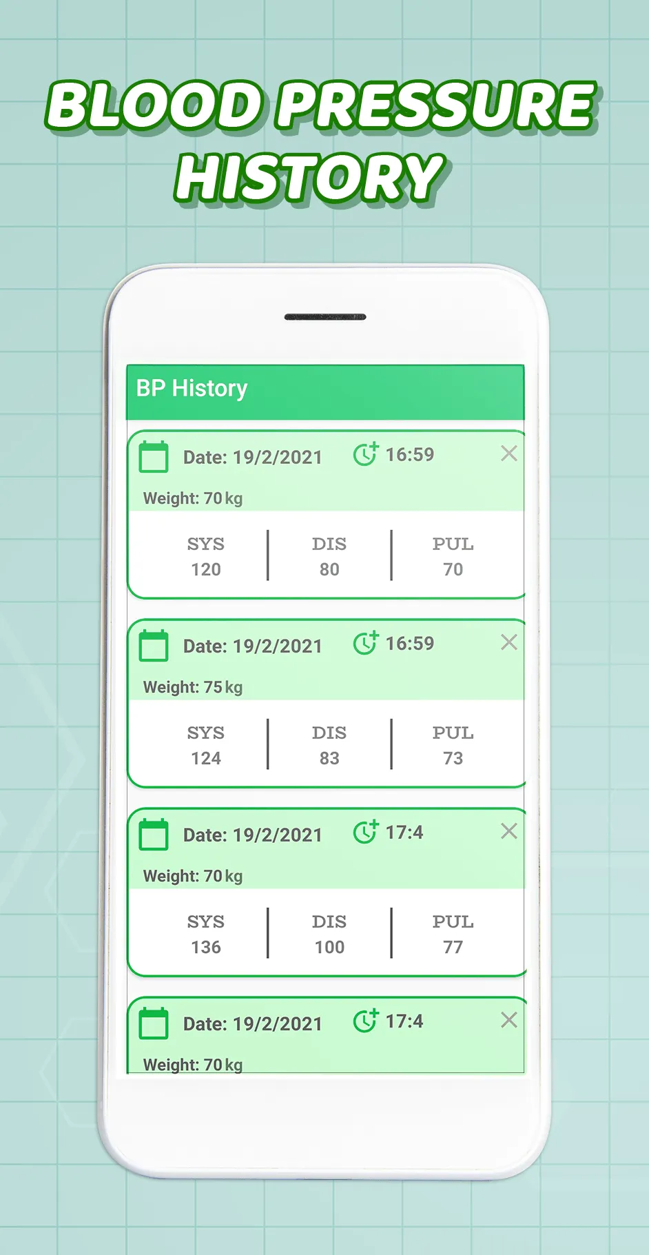 Blood Pressure Diary | Indus Appstore | Screenshot