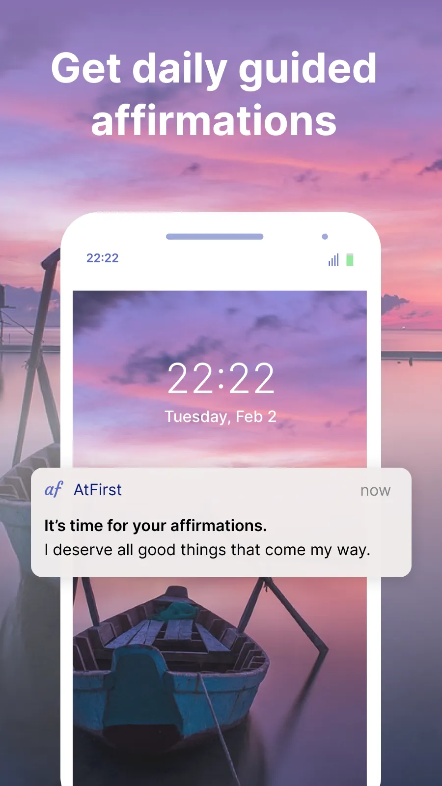 AtFirst - Daily Affirmations | Indus Appstore | Screenshot