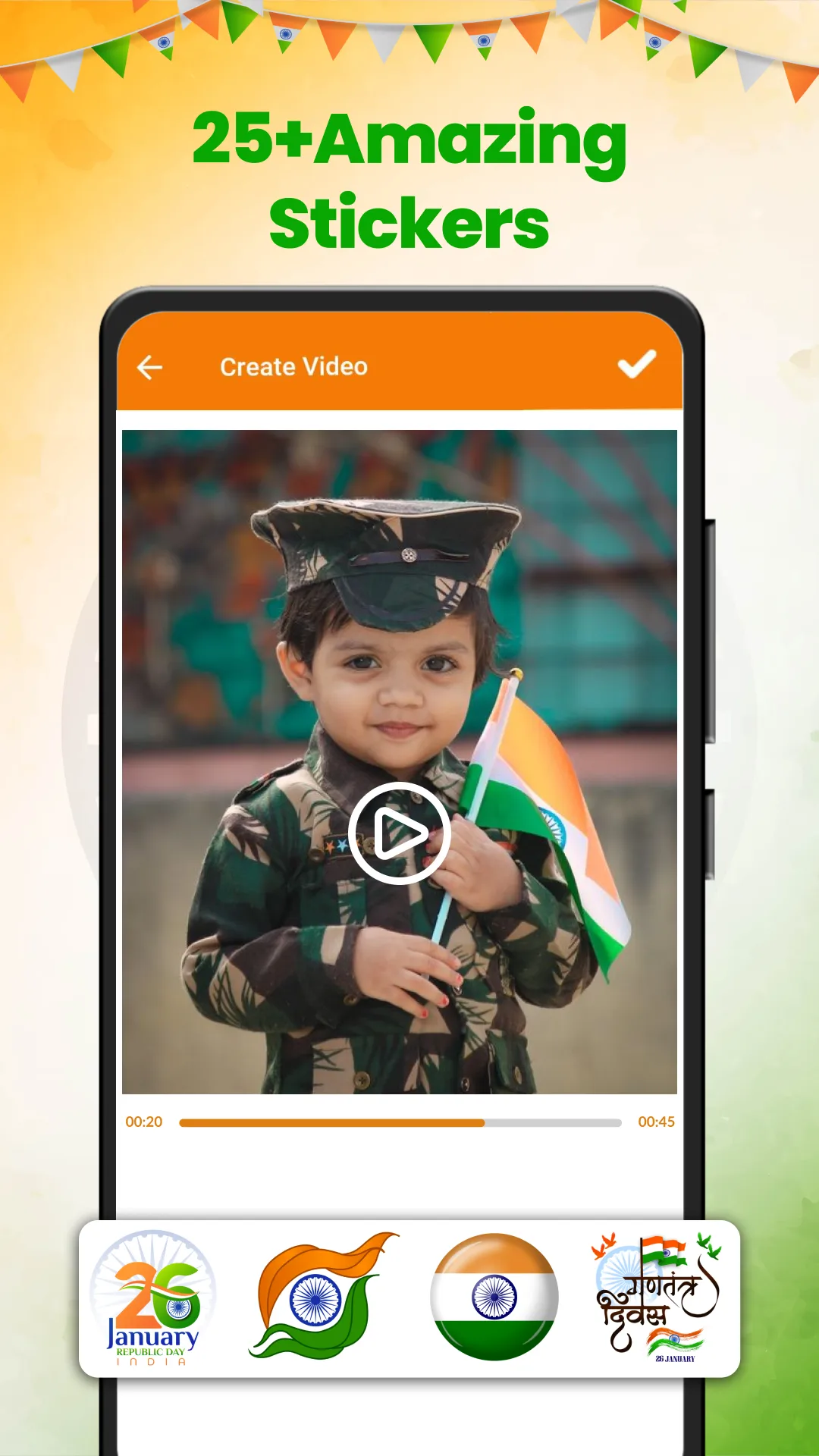 RepublicDay Video Editor&Maker | Indus Appstore | Screenshot
