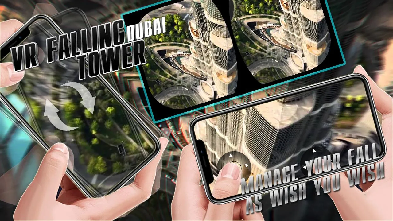 VR Falling Tower Dubai | Indus Appstore | Screenshot