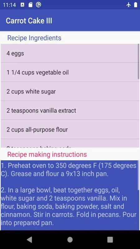 Cook carrot cake | Indus Appstore | Screenshot