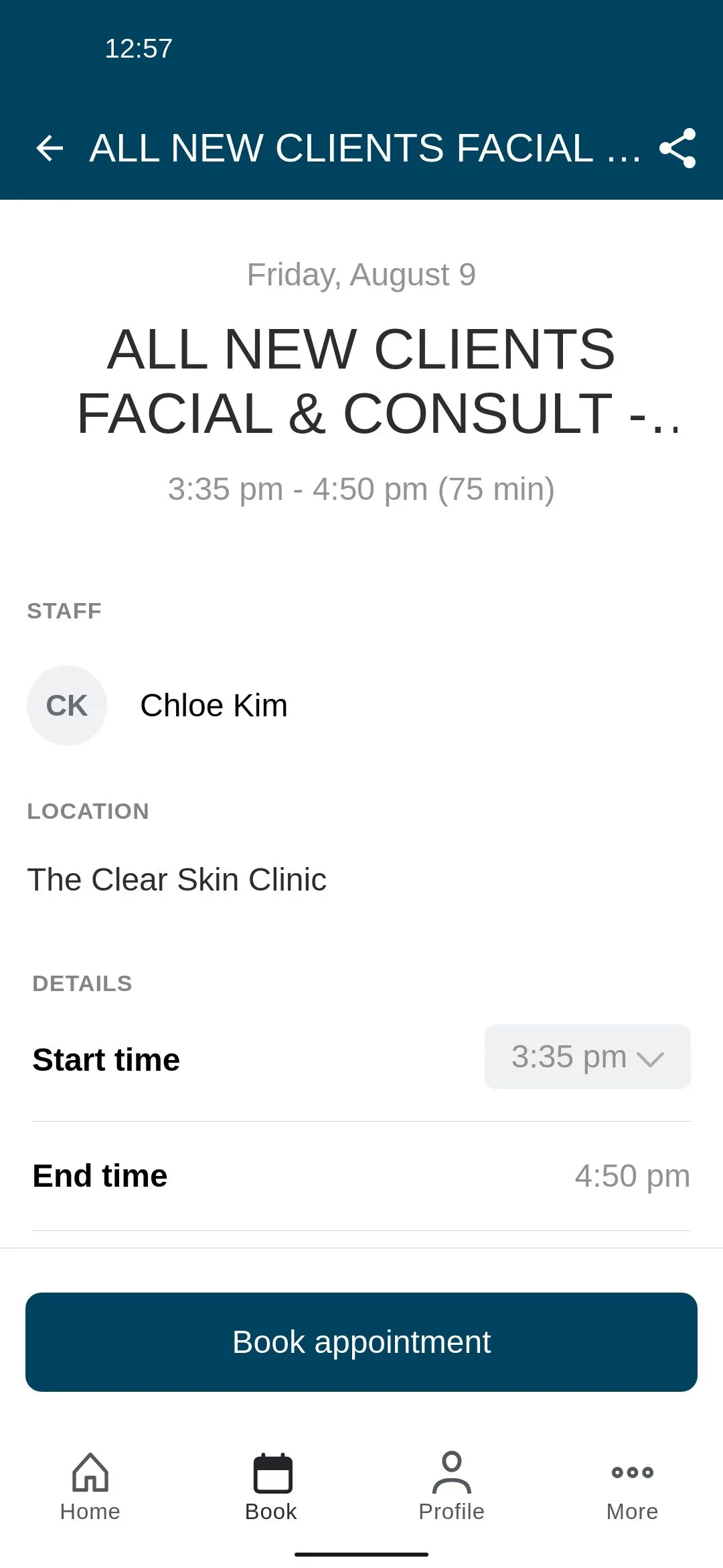 The Clear Skin Clinic | Indus Appstore | Screenshot