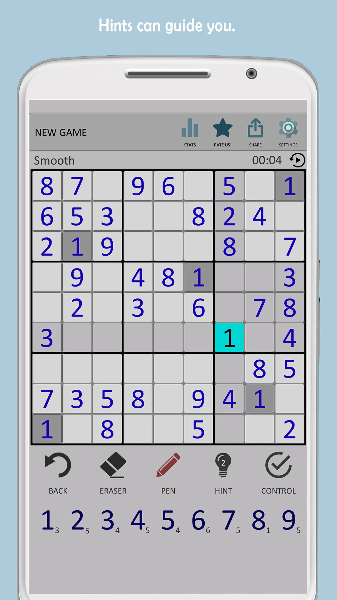 Classic Sudoku Numbers Puzzle | Indus Appstore | Screenshot