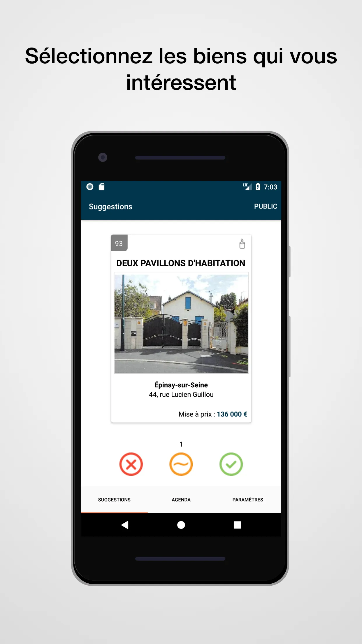 Licitor Enchères immobilières | Indus Appstore | Screenshot