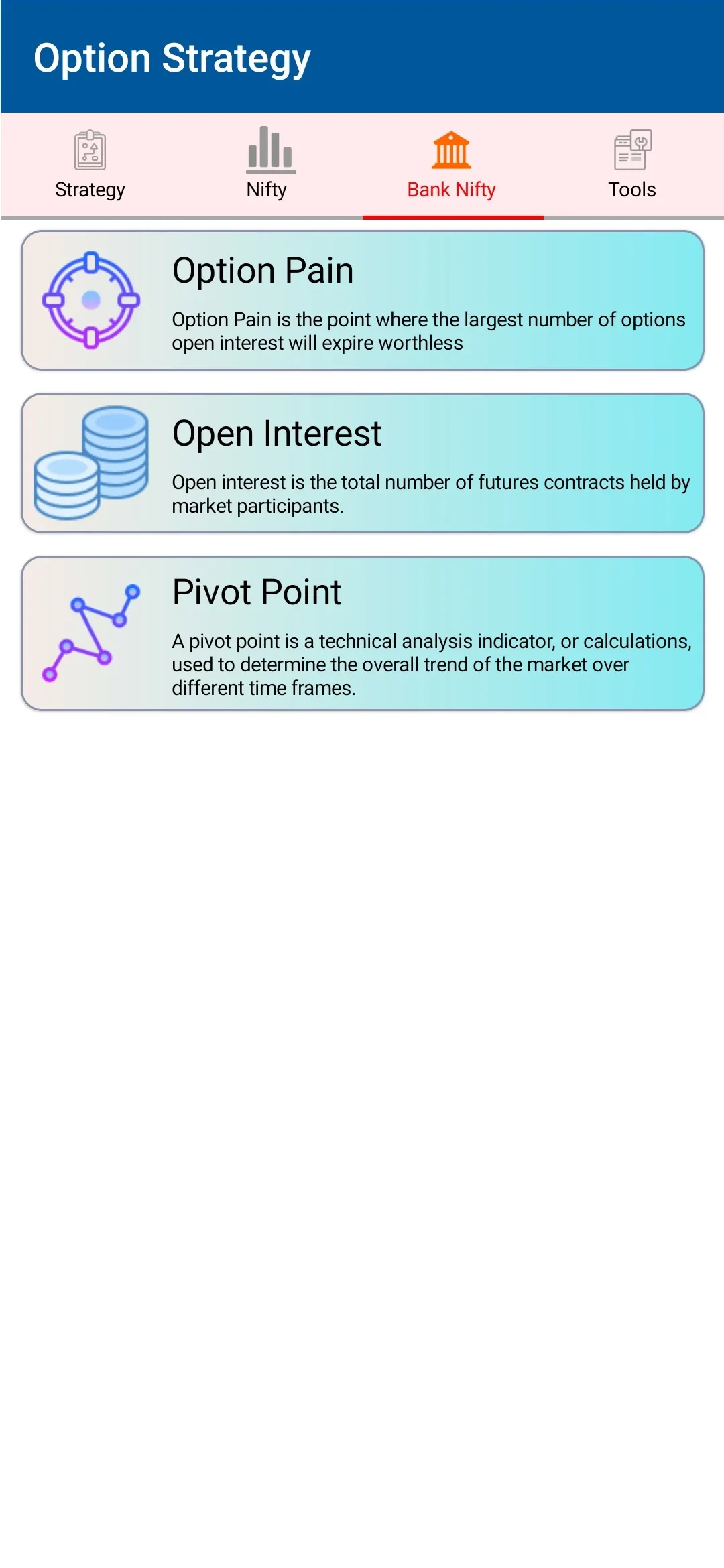 Future and Option strategy | Indus Appstore | Screenshot