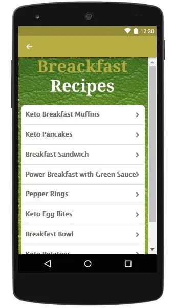 Keto Diet Recipes | Indus Appstore | Screenshot