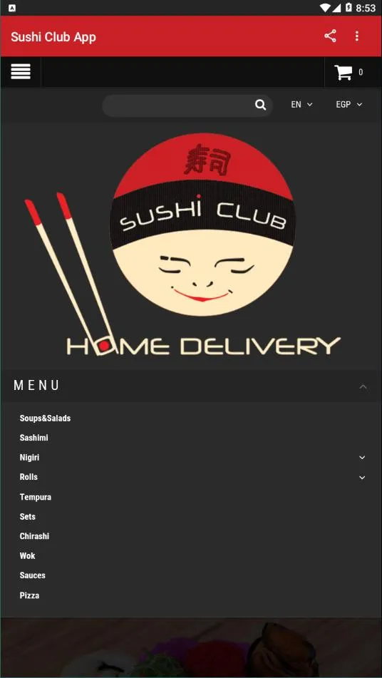 Sushi Club App | Indus Appstore | Screenshot