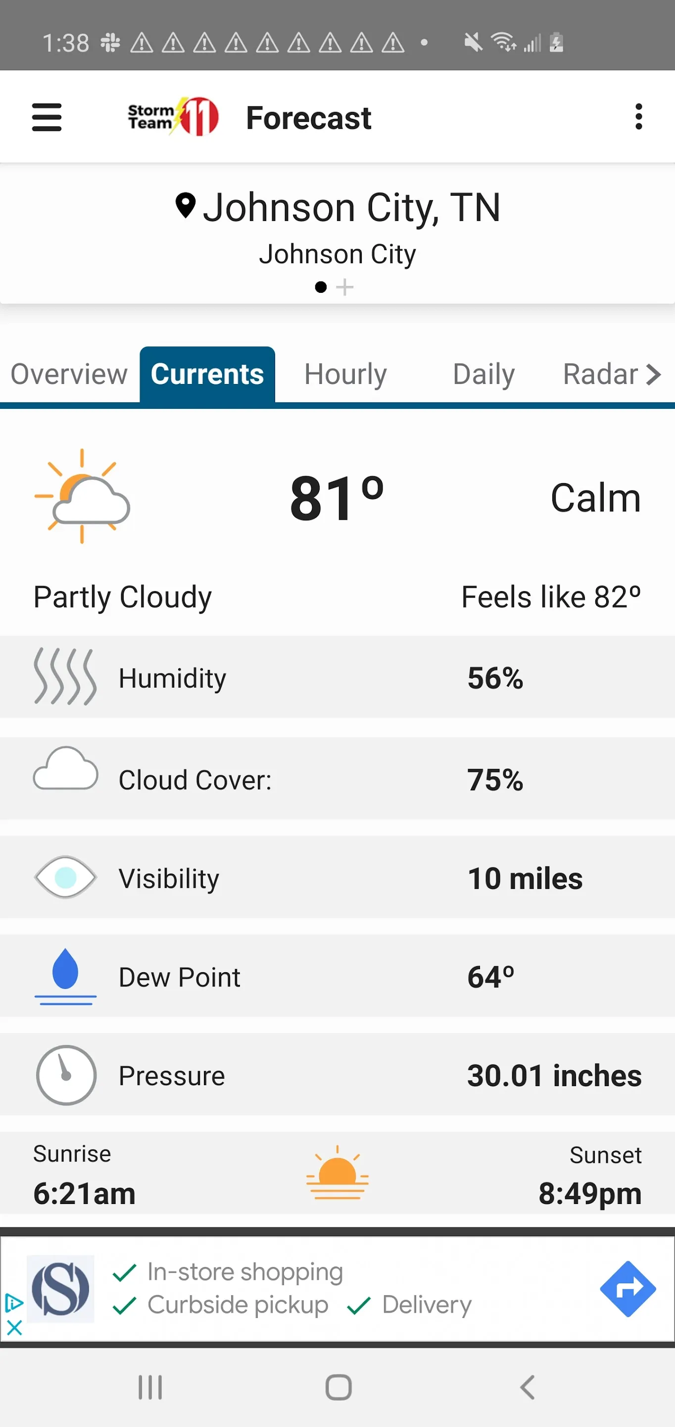 WJHL Weather | Indus Appstore | Screenshot