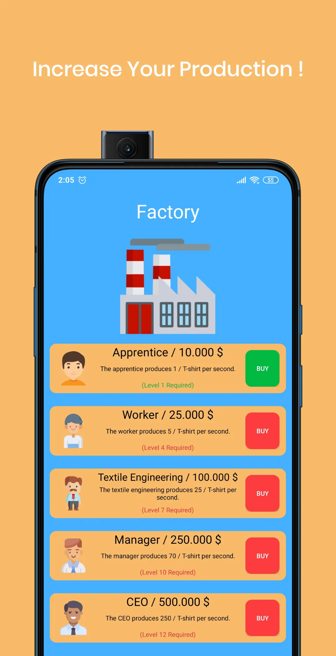 Trade Game Factory Manage | Indus Appstore | Screenshot