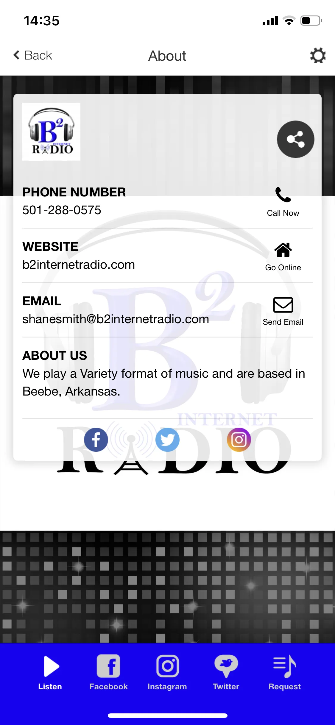 B2 Internet Radio | Indus Appstore | Screenshot