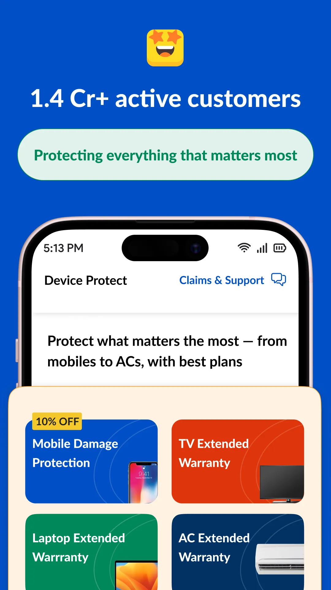 OneAssist: Protection+Warranty | Indus Appstore | Screenshot