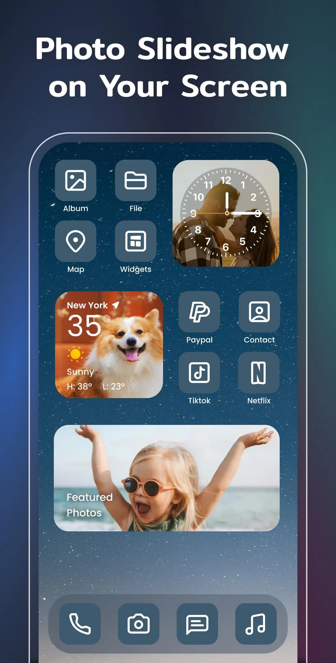 Color Widgets, Theme: iWidgets | Indus Appstore | Screenshot