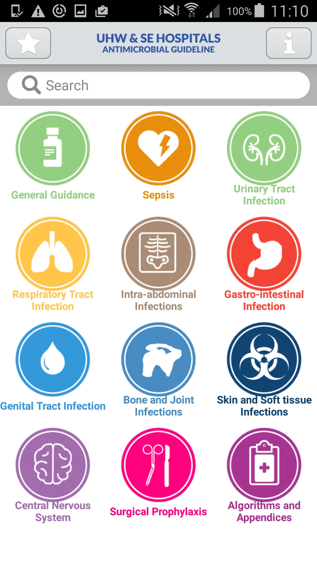 UHW Antimicrobial Guidelines | Indus Appstore | Screenshot