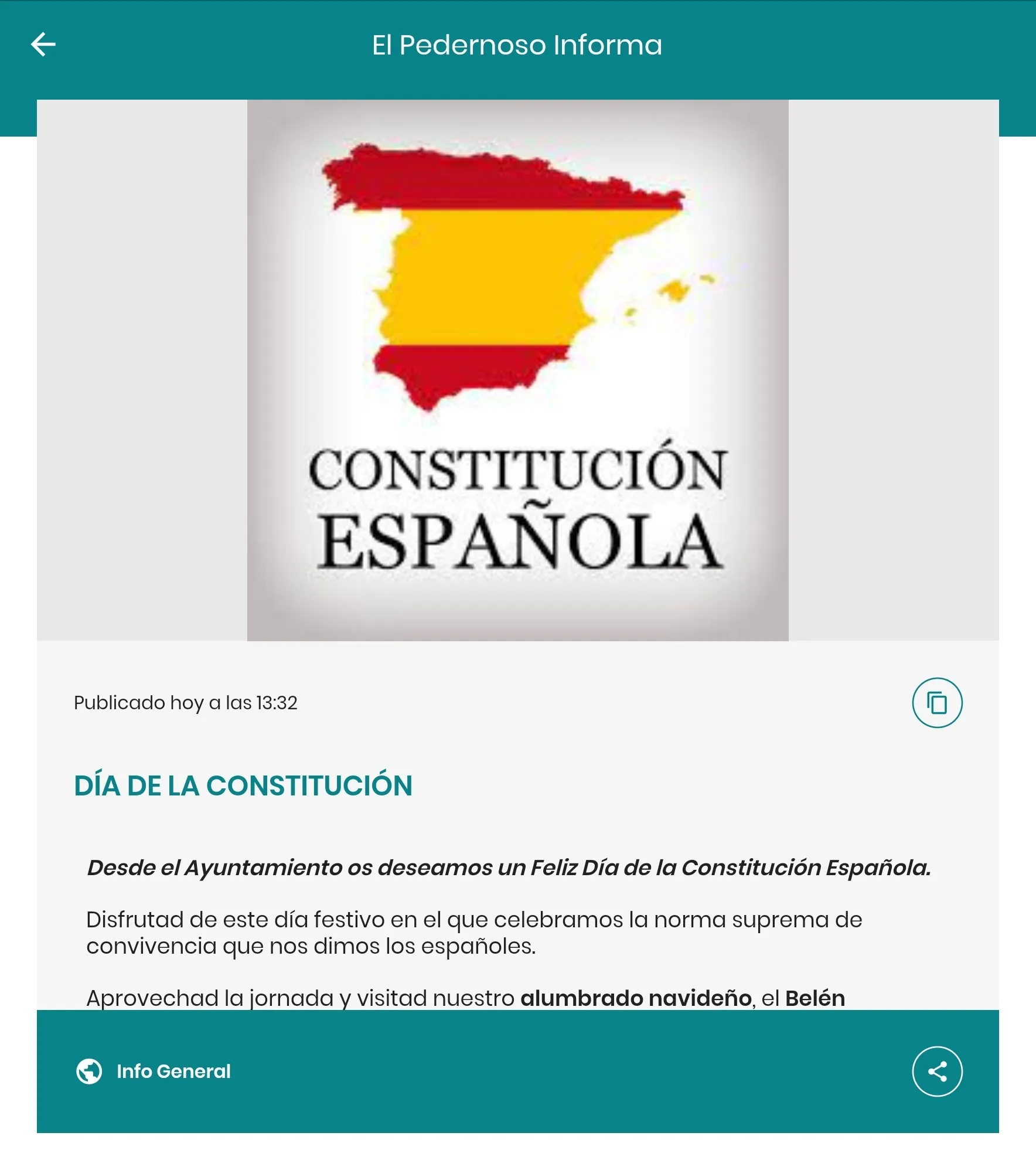 El Pedernoso Informa | Indus Appstore | Screenshot