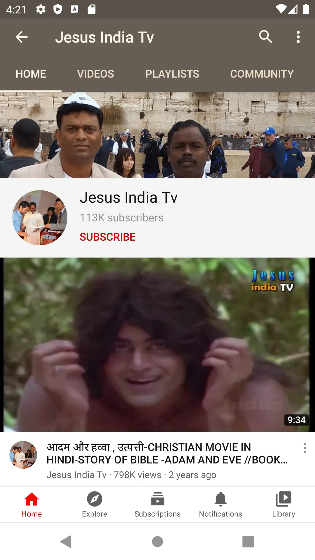 Jesus India TV | Indus Appstore | Screenshot