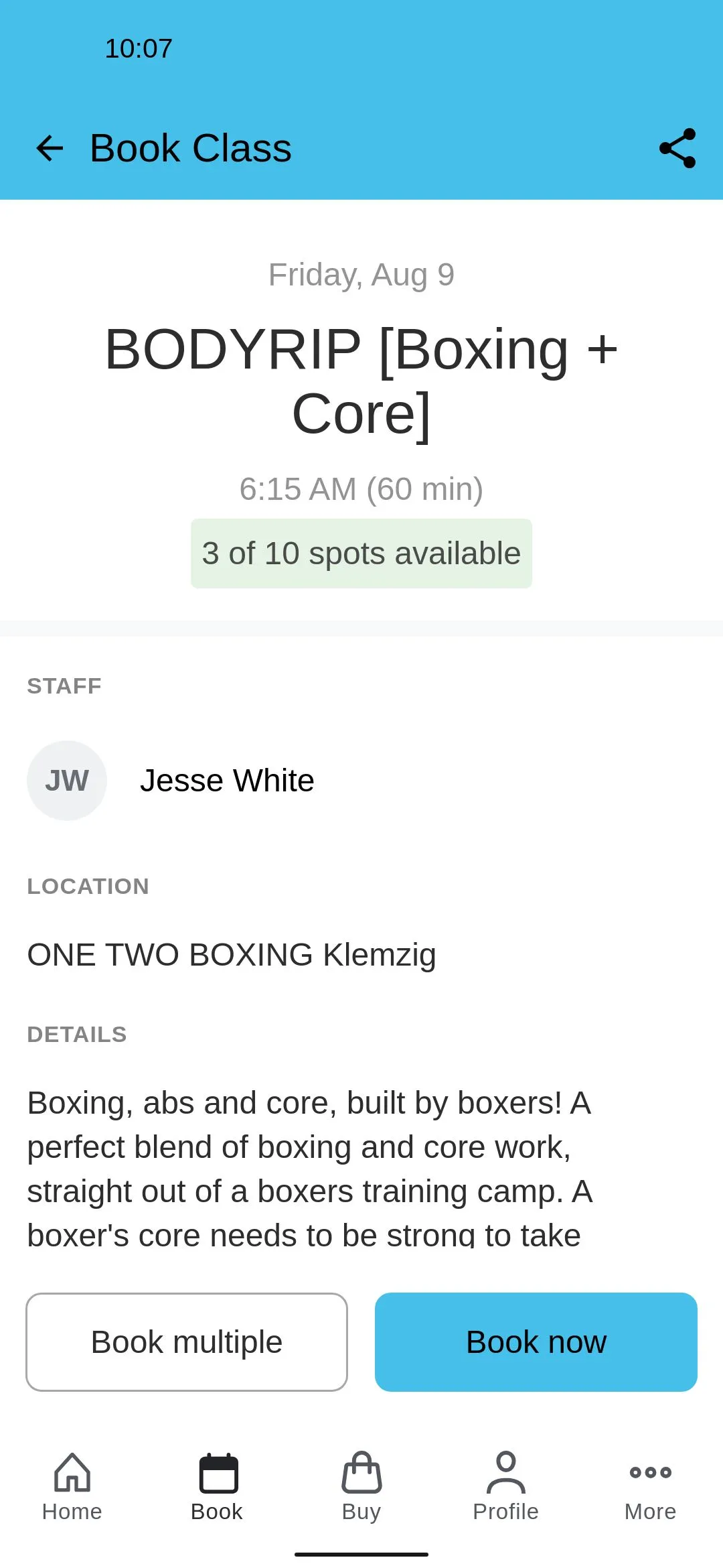 One Two Boxing | Indus Appstore | Screenshot