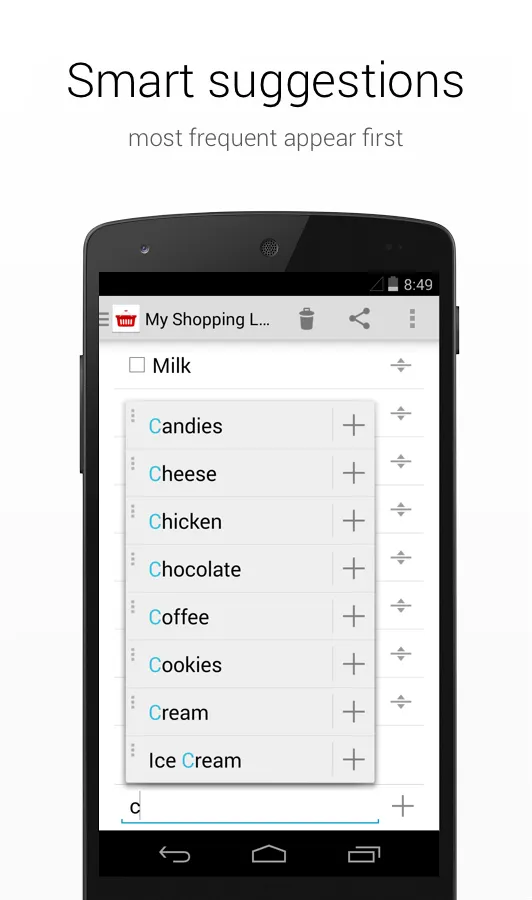 Shopping List | Indus Appstore | Screenshot